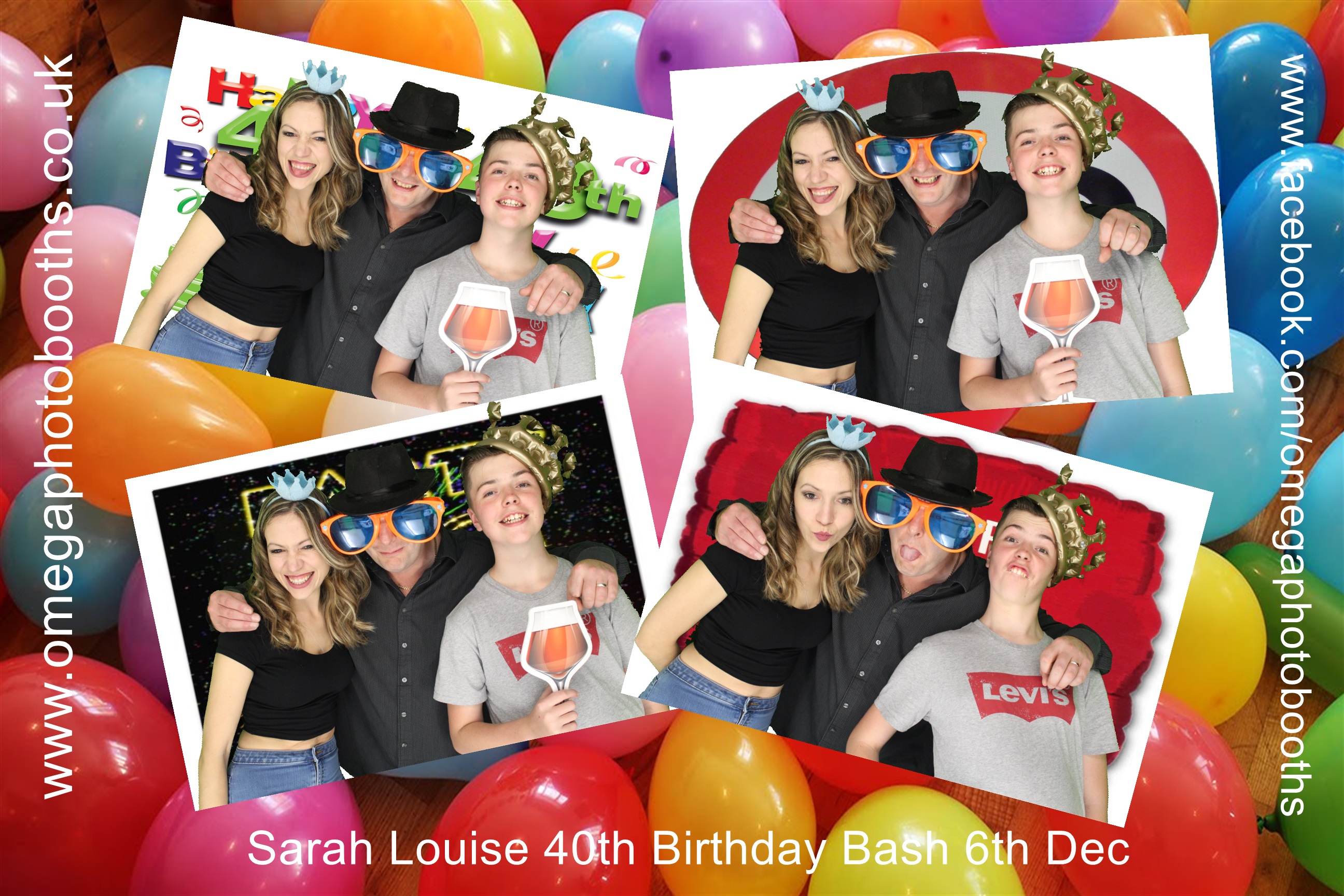 Sarah Louise 40th  | View more photos from the event at gallery.omegaphotobooths.co.uk/u/Omega-Photobooths/Sarah-Louise-40th